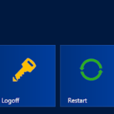 Shutdown, Restart, Log-off, Hibernate, Lock Workstation, Switch User Start Tiles for Windows 10 /8.1 / Server 2012 R2 featuring new Metro Icons